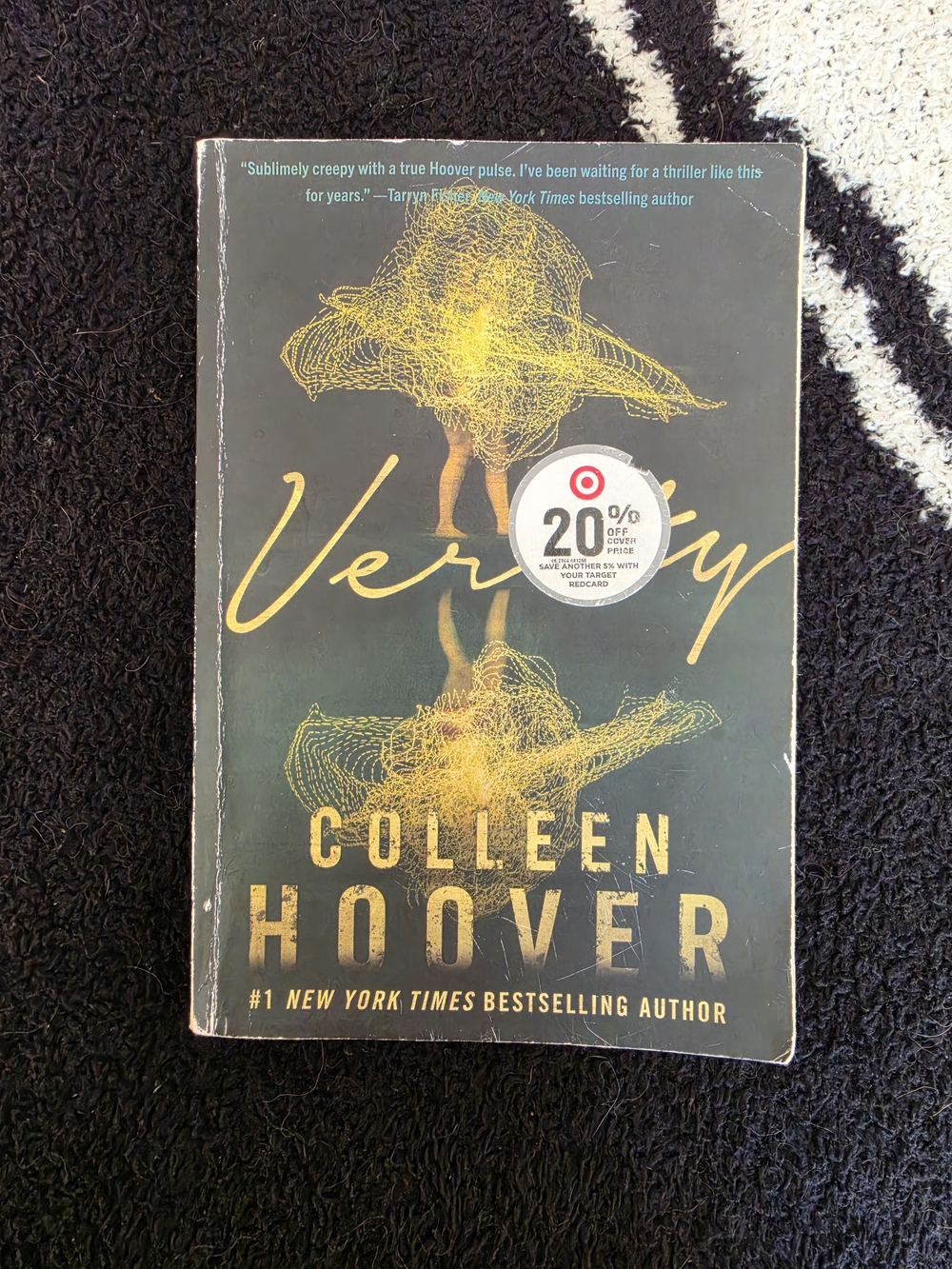 'Verity' Paperback Book - Black/Yellow